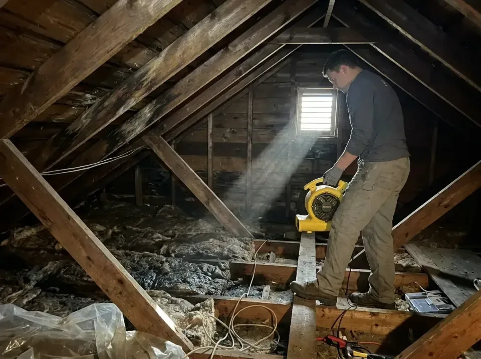 attic-water-damage-drying-proc-007 — frequently asked questions, Emergency Water Extraction & 24/7 Flood Response in Stevens…